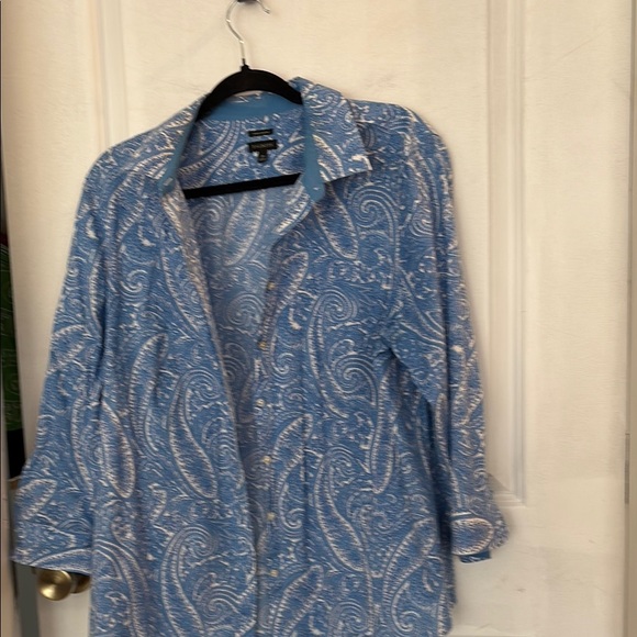 Talbot Paisley Button-Up Shirt - Picture 1 of 2